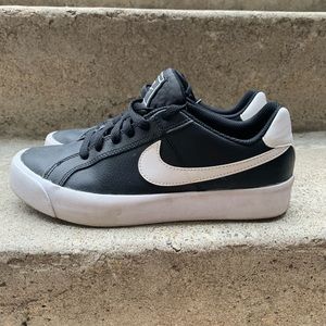 Nike Women's Court Royale AC Shoes - Black/White. Size 6.5.